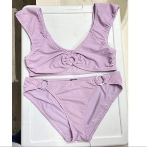 Aerie Pastel Purple Bikini Set - Top and Bottom